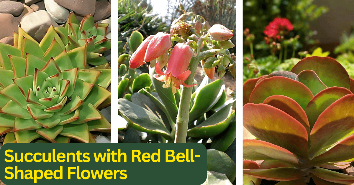 Top 5 Succulents with Red Bell-Shaped Flowers