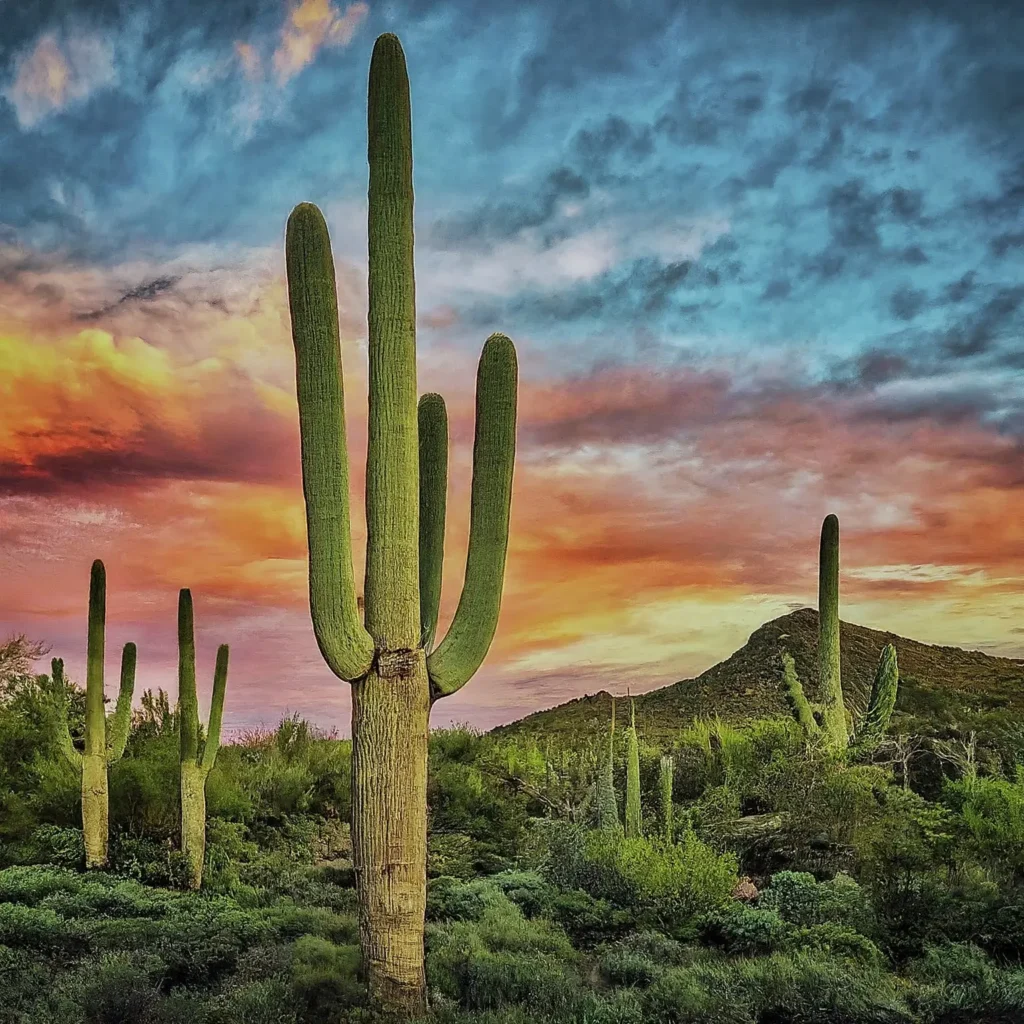 Image of Saguaro Cactus in the sonoran desert